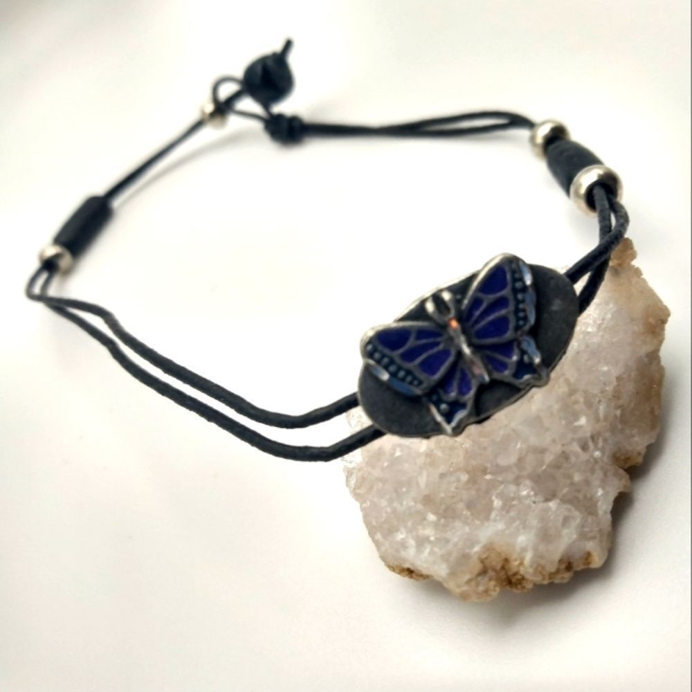 Butterfly charm‎ bracelet B0516